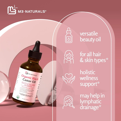 Black Ricino Oil para el Crecimiento Del Cabello